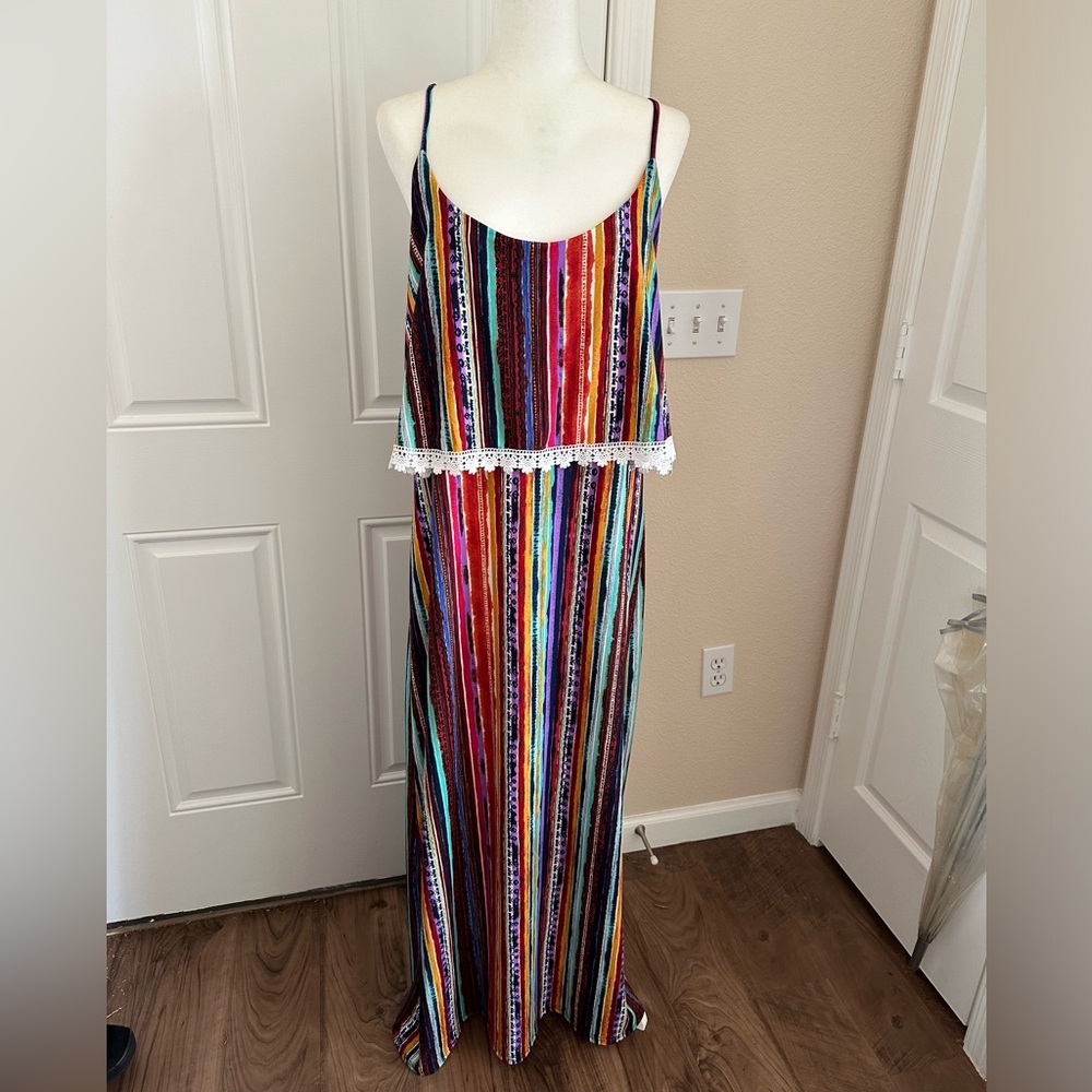 Rouge Collection Multicolor Tribal Pattern Layere… - image 2